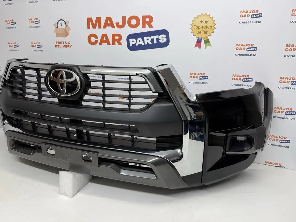 Toyota Hilux Invincible X 2021-2024 Complete Front Bumper with Grilles