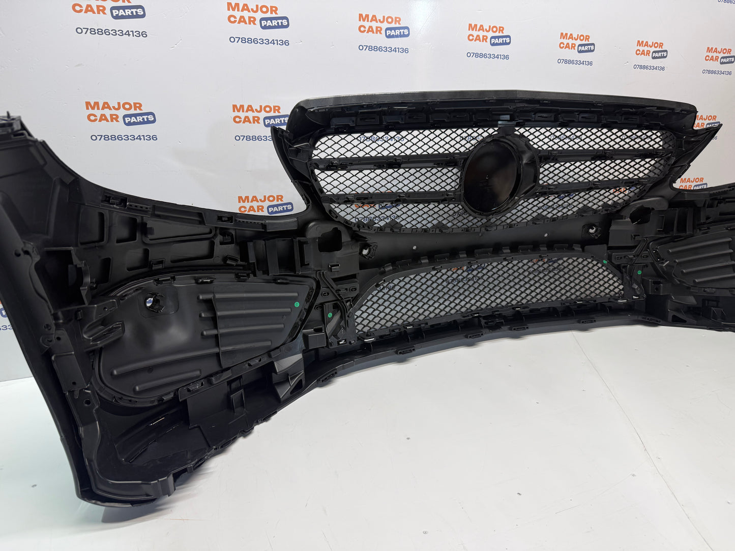 Mercedes-Benz C Class W205 2014-2018 Front Bumper & Grilles in Grey / AMG Line