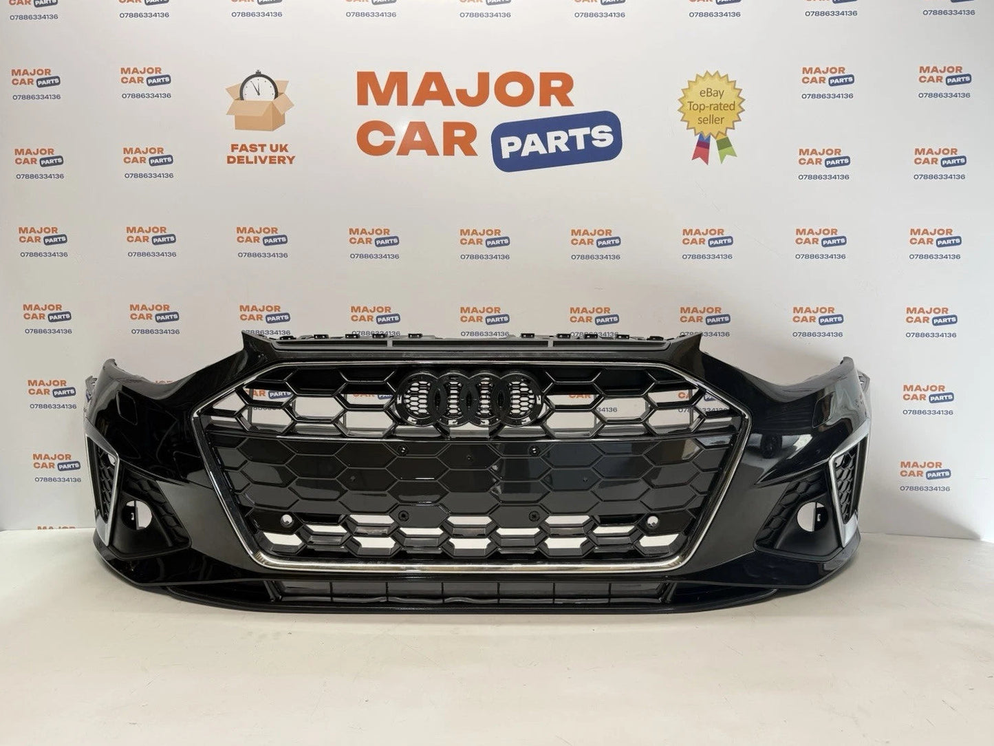 Audi A4 9.5 S Line 2020-2024 Complete Front Bumper With Grilles