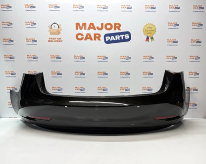 Tesla Model 3 2017-2023 Rear Bumper W/ Spoiler W/ PDC In Black