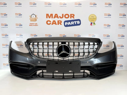 Mercedes-Benz C-Class W205 2019-2021 Front Bumper with GT Grille / C63 Look Grey