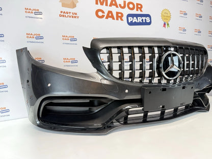 Mercedes-Benz C-Class W205 2019-2021 Front Bumper with GT Grille / C63 Look Grey