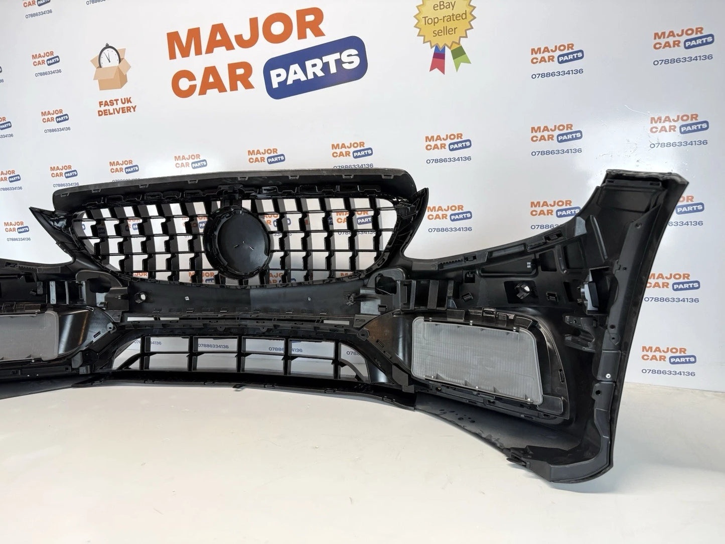 Mercedes-Benz C-Class W205 2019-2021 Front Bumper with GT Grille / C63 Look Grey