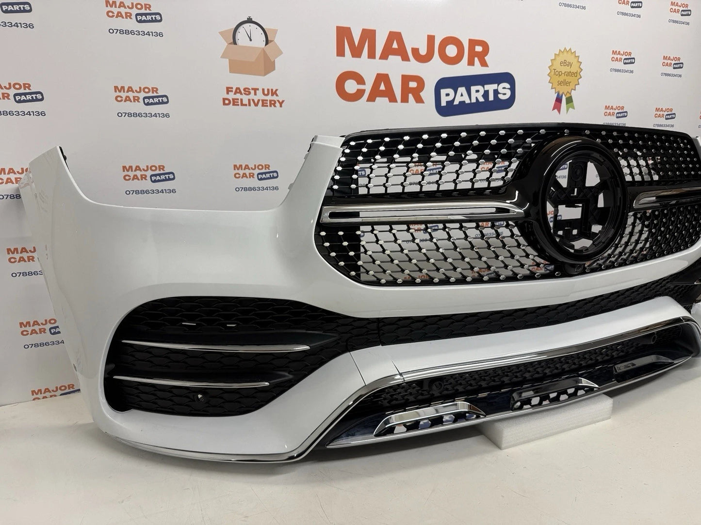 Mercedes-Benz GLE W167 / C167 2019-2023 Front Bumper with Grilles AMG