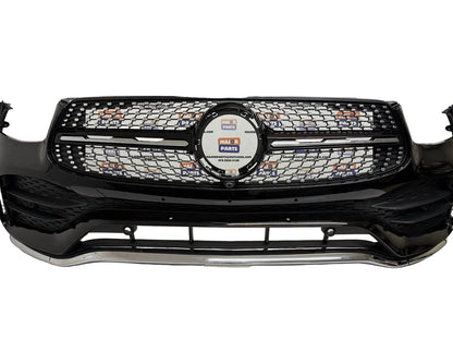 Mercedes-Benz GLC X253 C253 2019-2022 Front Bumper with Grilles / AMG
