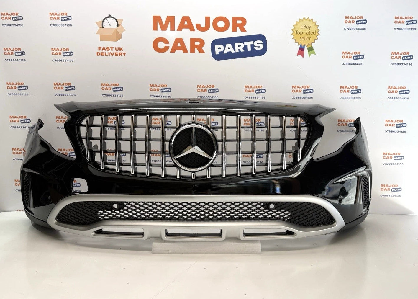 Mercedes-Benz GLA W156 X156 2017-2020 Front Bumper with Grilles / Complete