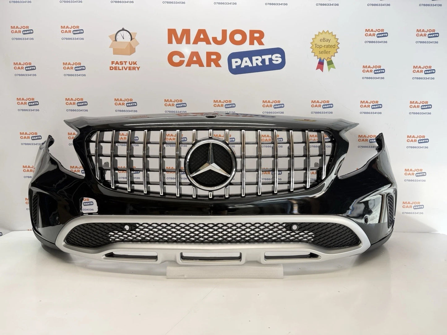 Mercedes-Benz GLA W156 X156 2017-2020 Front Bumper with Grilles / Complete