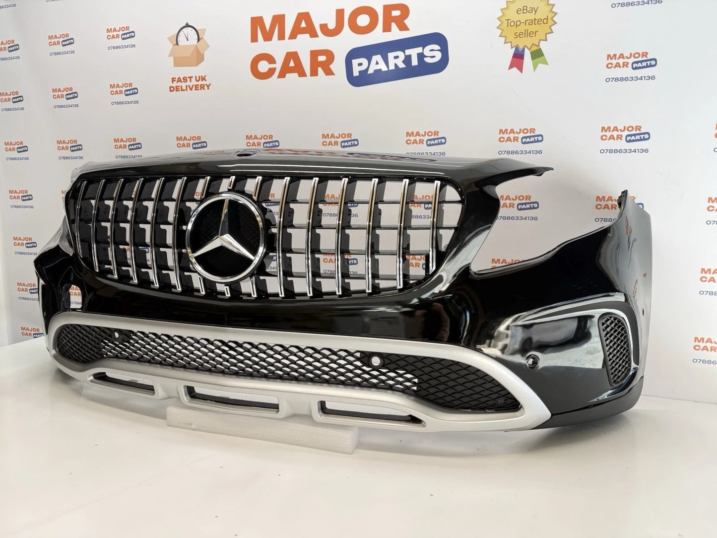 Mercedes-Benz GLA W156 X156 2017-2020 Front Bumper with Grilles / Complete