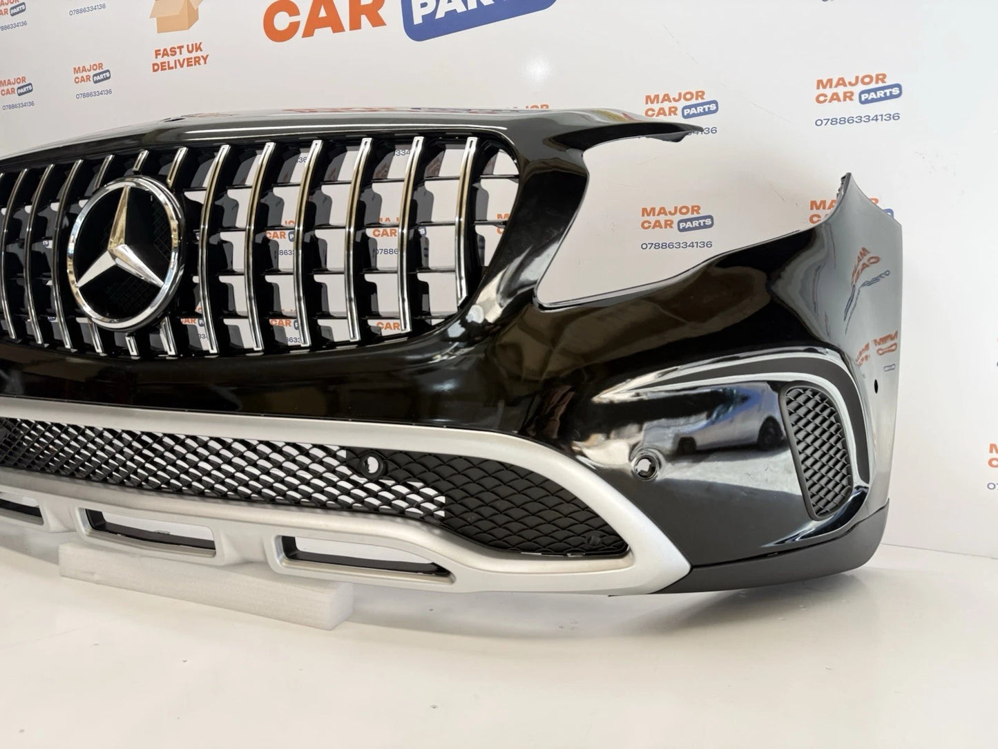 Mercedes-Benz GLA W156 X156 2017-2020 Front Bumper with Grilles / Complete
