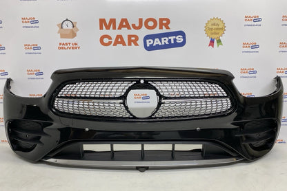 Mercedes-Benz E Class W213 AMG 2021-2024 Front Bumper with Grilles Black / A2138857404