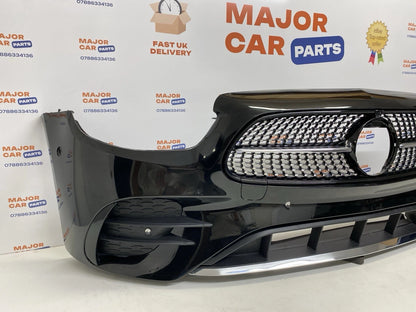 Mercedes-Benz E Class W213 AMG 2021-2024 Front Bumper with Grilles Black / A2138857404