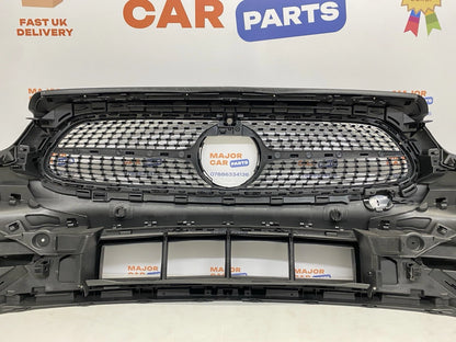 Mercedes-Benz E Class W213 AMG 2021-2024 Front Bumper with Grilles Black / A2138857404