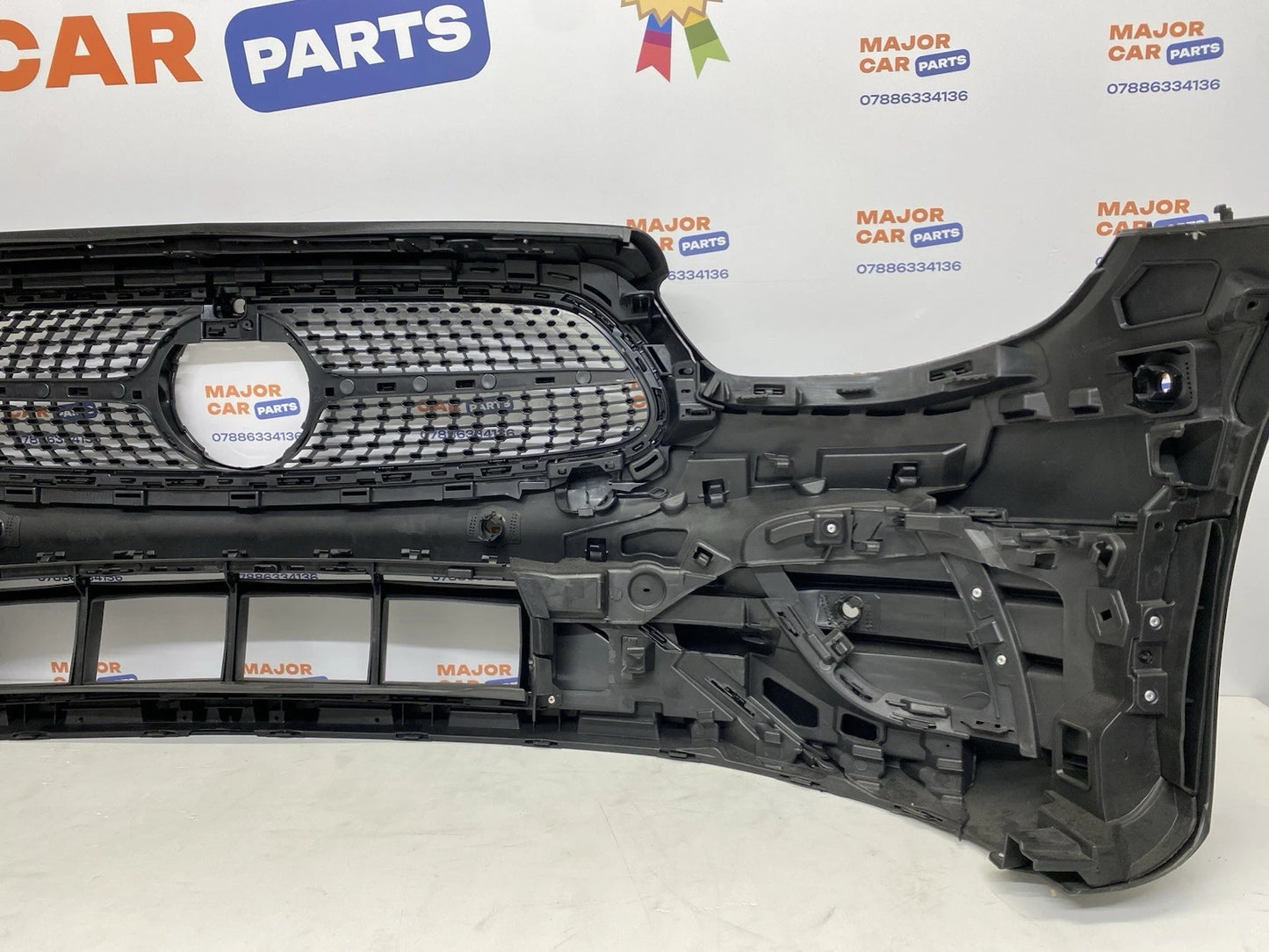 Mercedes-Benz E Class W213 AMG 2021-2024 Front Bumper with Grilles Black / A2138857404
