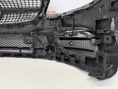 Mercedes-Benz E Class W213 2016-2020 Front Bumper with Grilles / AMG Line Black