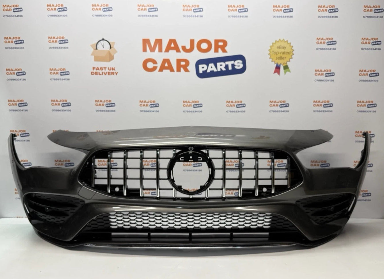 Mercedes-Benz CLA C118 2019-2023 Front Bumper With Grilles / AMG Line / GT Look