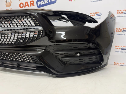 Mercedes-Benz CLA C118 2019-2023 Front Bumper With Grilles / AMG Line / Black