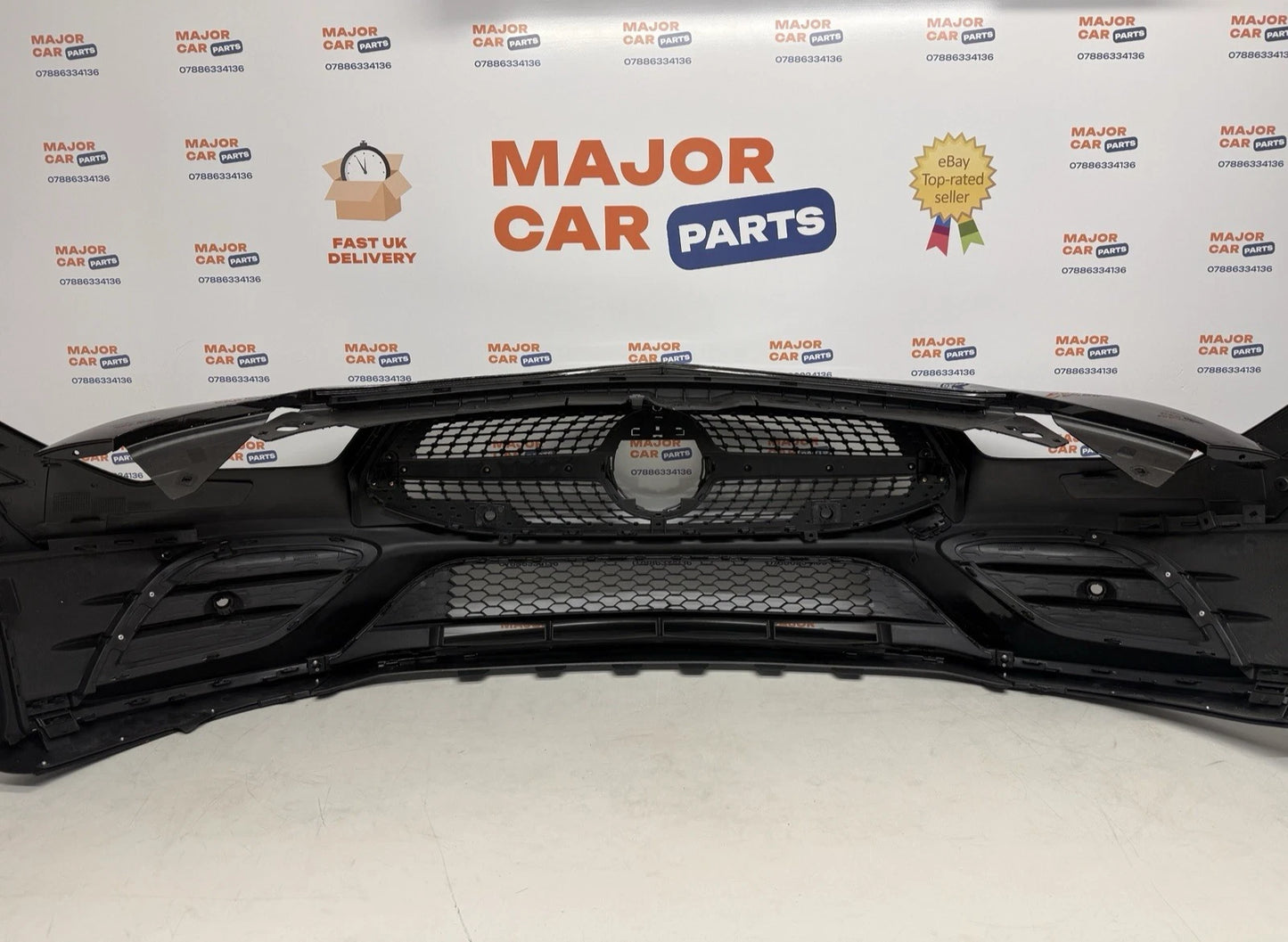 Mercedes-Benz CLA C118 2019-2023 Front Bumper With Grilles / AMG Line / Black