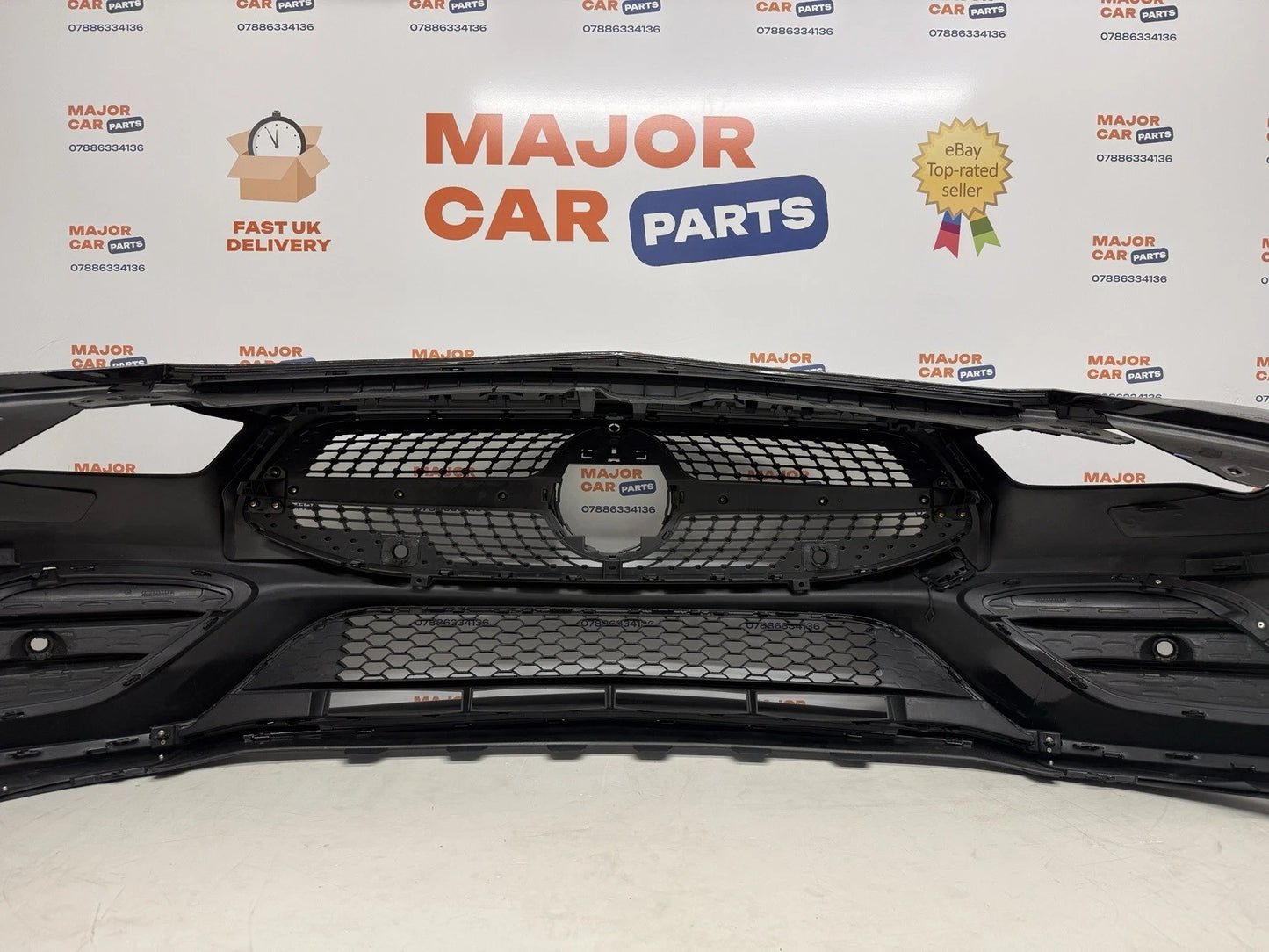 Mercedes-Benz CLA C118 2019-2023 Front Bumper With Grilles / AMG Line / Black