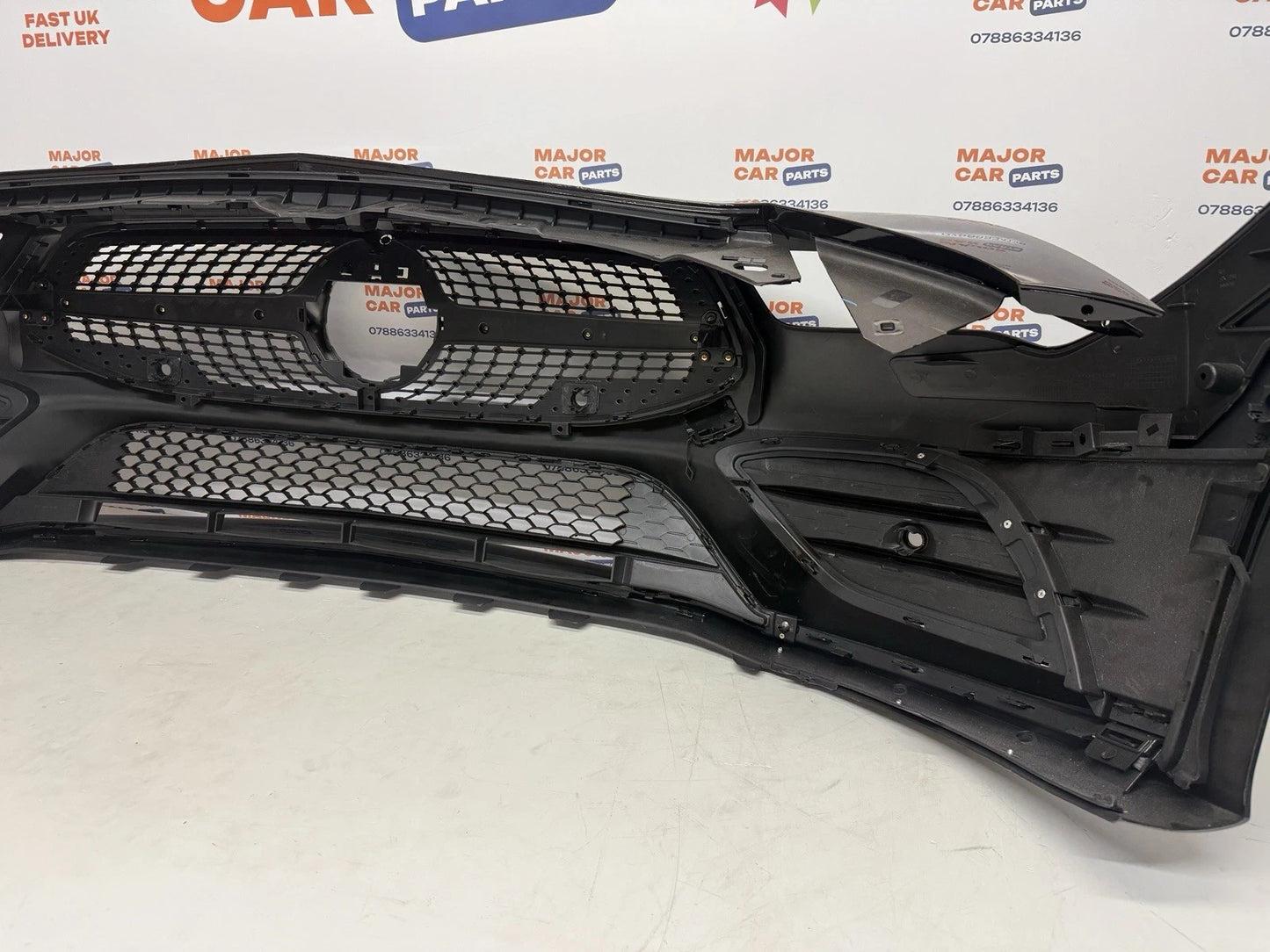 Mercedes-Benz CLA C118 2019-2023 Front Bumper With Grilles / AMG Line / Black