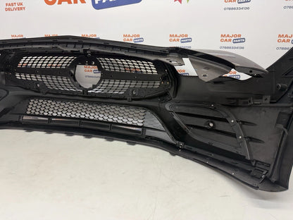 Mercedes-Benz CLA C118 2019-2023 Front Bumper With Grilles / AMG Line / Black