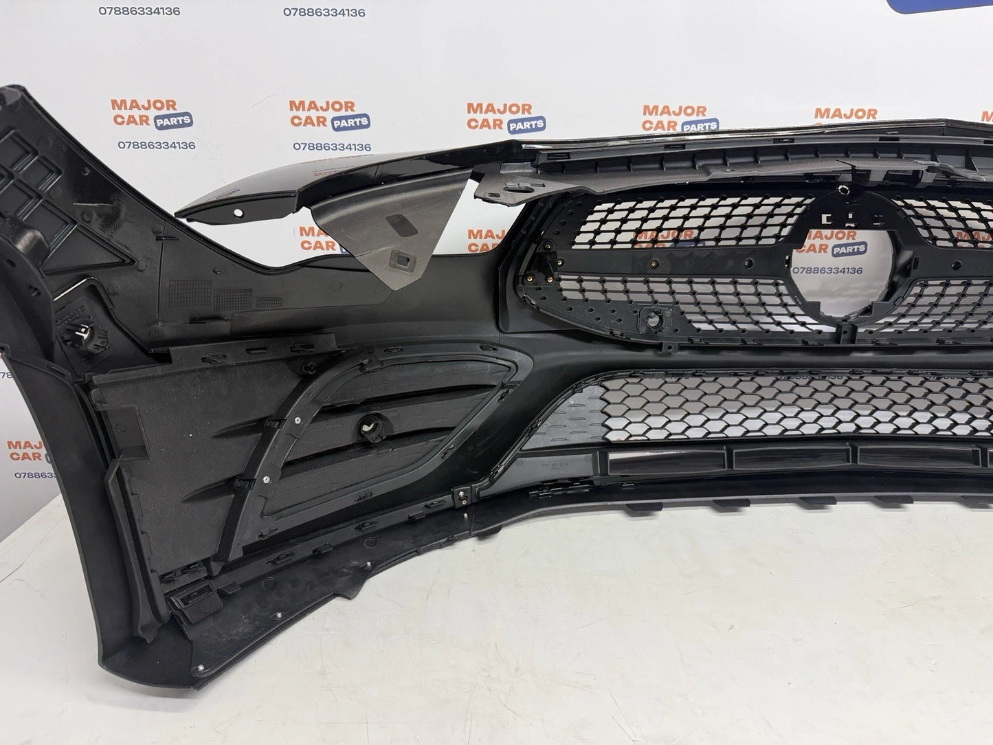 Mercedes-Benz CLA C118 2019-2023 Front Bumper With Grilles / AMG Line / Black