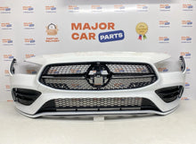 Mercedes-Benz CLA C118 2019 On Front Bumper With Grilles / AMG Line / White