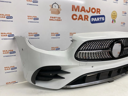 Mercedes-Benz E Class W213 AMG 2021-2024 Front Bumper with Grilles White / A2138857404