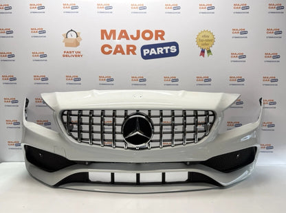 Mercedes-Benz CLA C117 2017-2018 Front Bumper With GT Grille / AMG Line / White