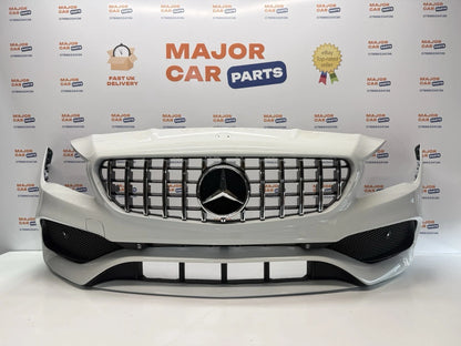 Mercedes-Benz CLA C117 2017-2018 Front Bumper With GT Grille / AMG Line / White