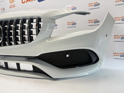 Mercedes-Benz CLA C117 2017-2018 Front Bumper With GT Grille / AMG Line / White