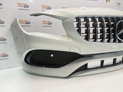 Mercedes-Benz CLA C117 2017-2018 Front Bumper With GT Grille / AMG Line / White