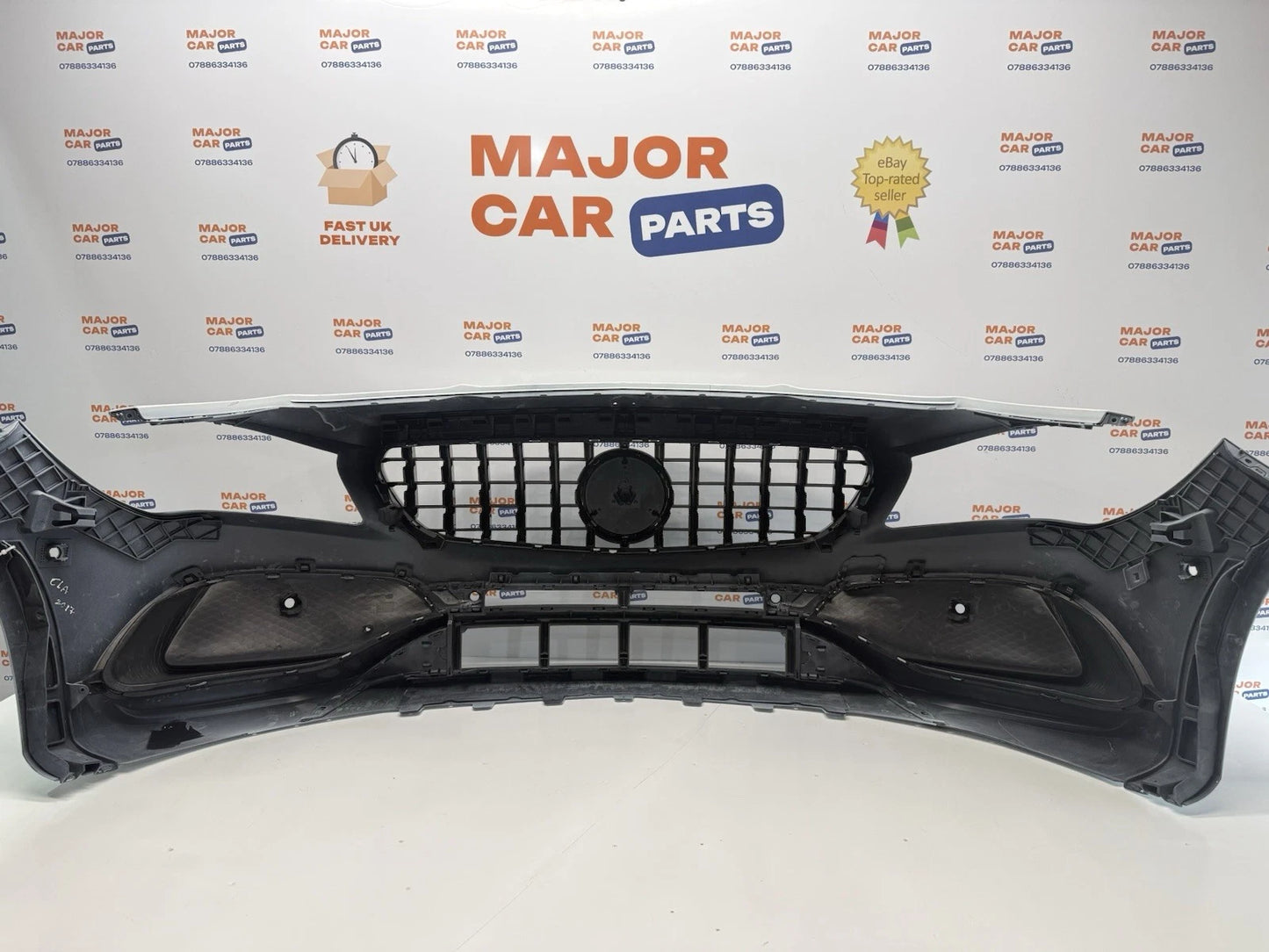 Mercedes-Benz CLA C117 2017-2018 Front Bumper With GT Grille / AMG Line / White