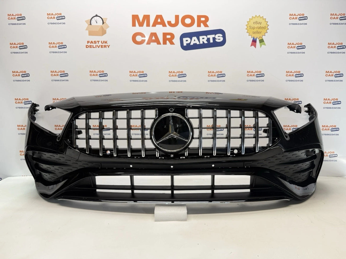 Mercedes-Benz A Class W177 2023 Onwards Complete Front Bumper with Grilles / AMG