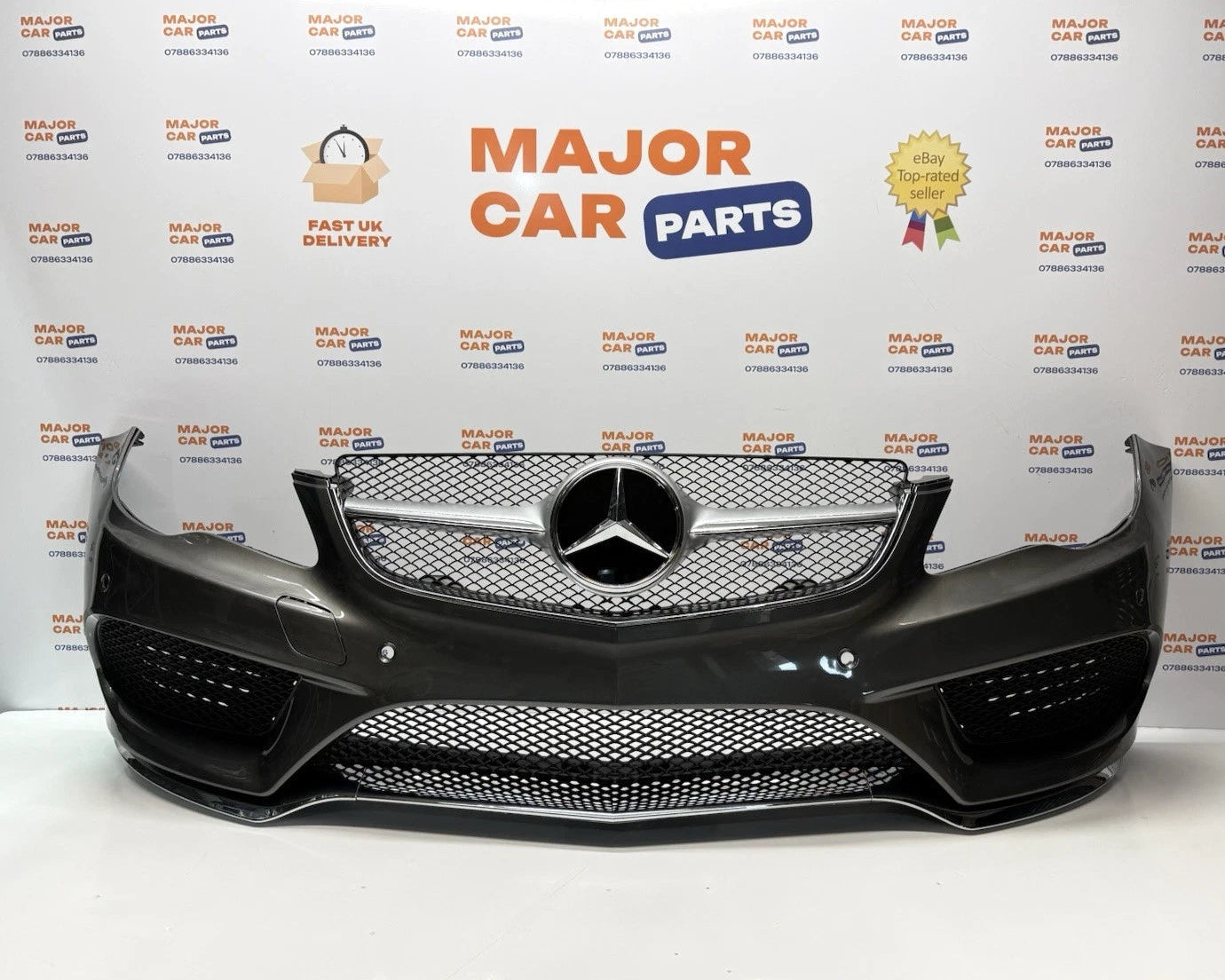 Mercedes E-Class W212 2013-2016 Coupe C207 Front Bumper with Grilles | AMG Style