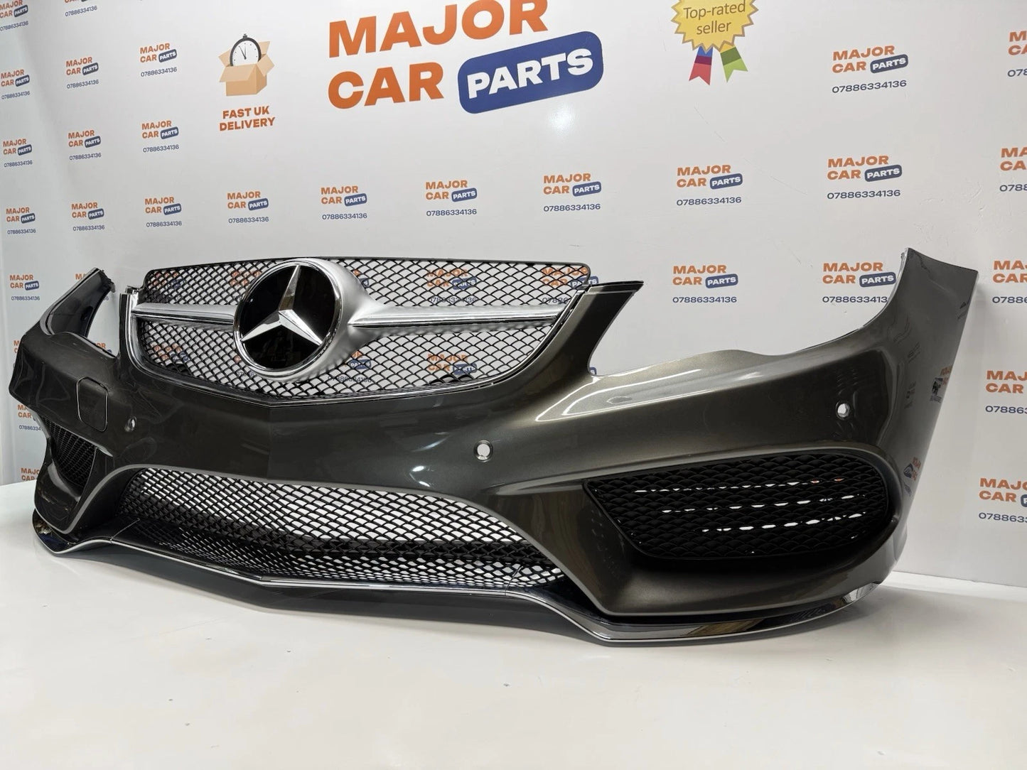Mercedes E-Class W212 2013-2016 Coupe C207 Front Bumper with Grilles | AMG Style