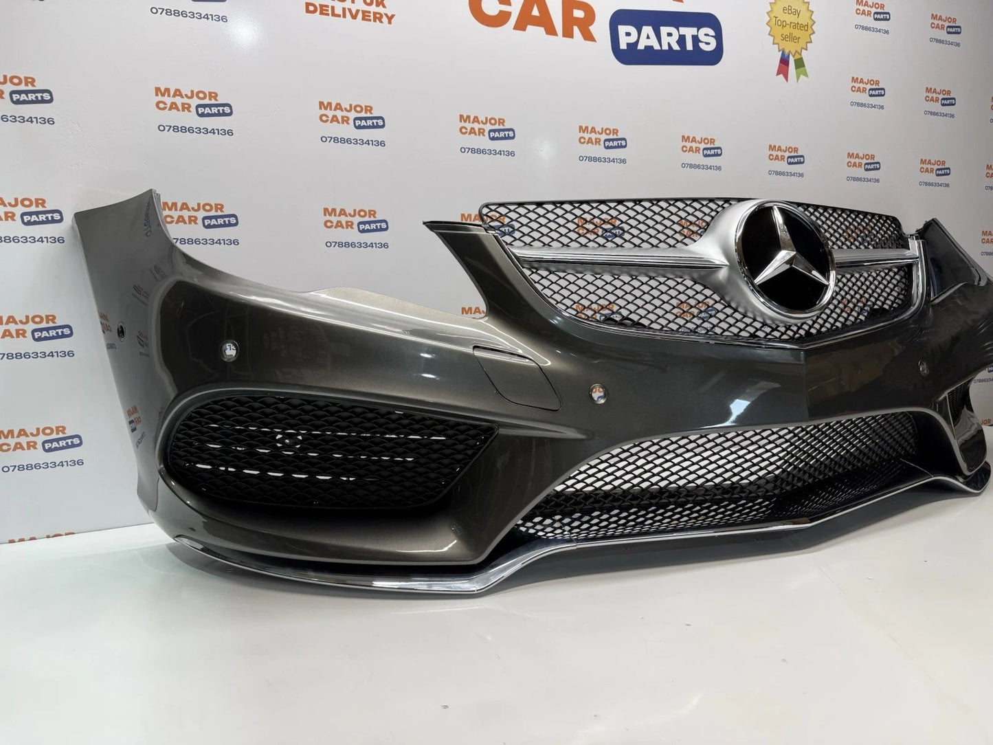 Mercedes E-Class W212 2013-2016 Coupe C207 Front Bumper with Grilles | AMG Style