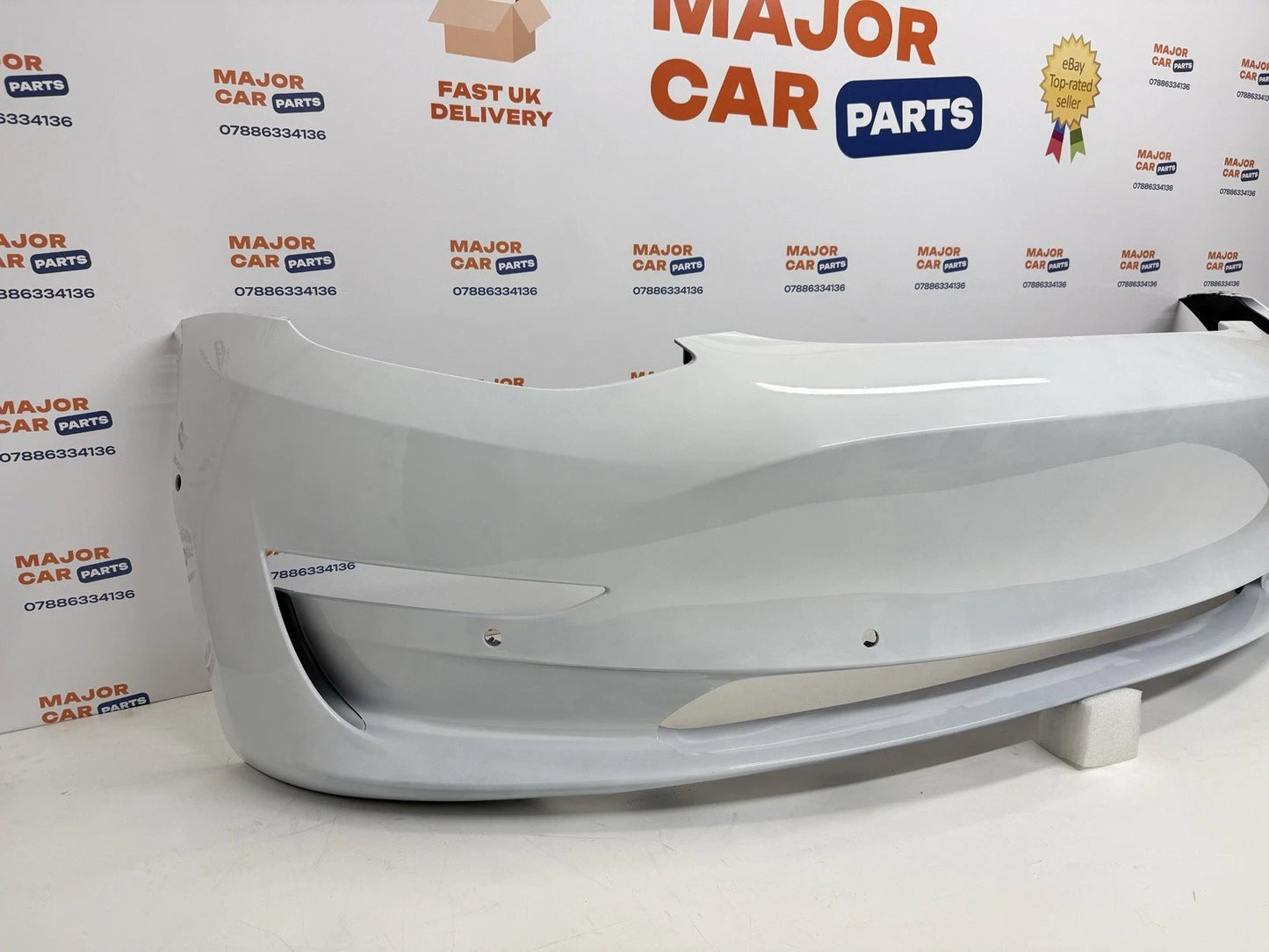 Tesla Model 3 2017-2023 Front Bumper With PDC In White
