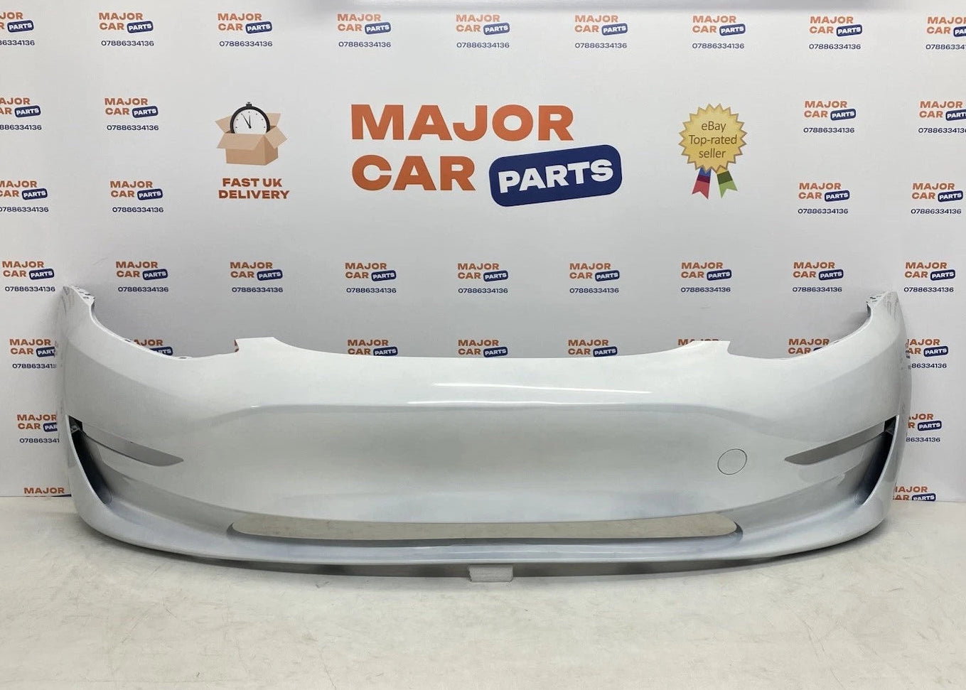 Tesla Model 3 2017-2023 Front Bumper W/O PDC In White / 519965-SC-C