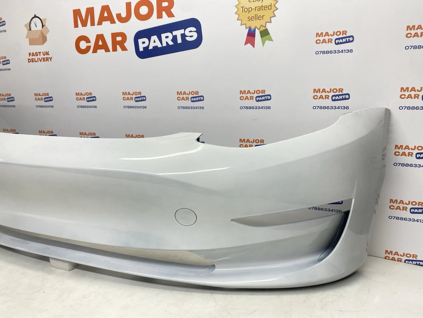 Tesla Model 3 2017-2023 Front Bumper W/O PDC In White / 519965-SC-C