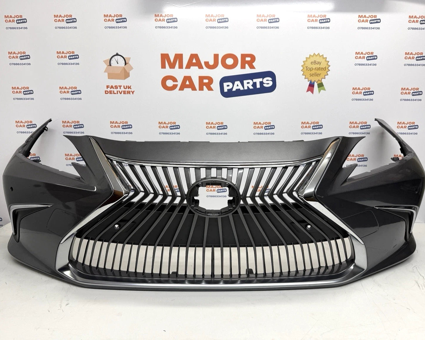 Lexus ES 300h 2019-2021 Front Bumper Assembly with Grilles