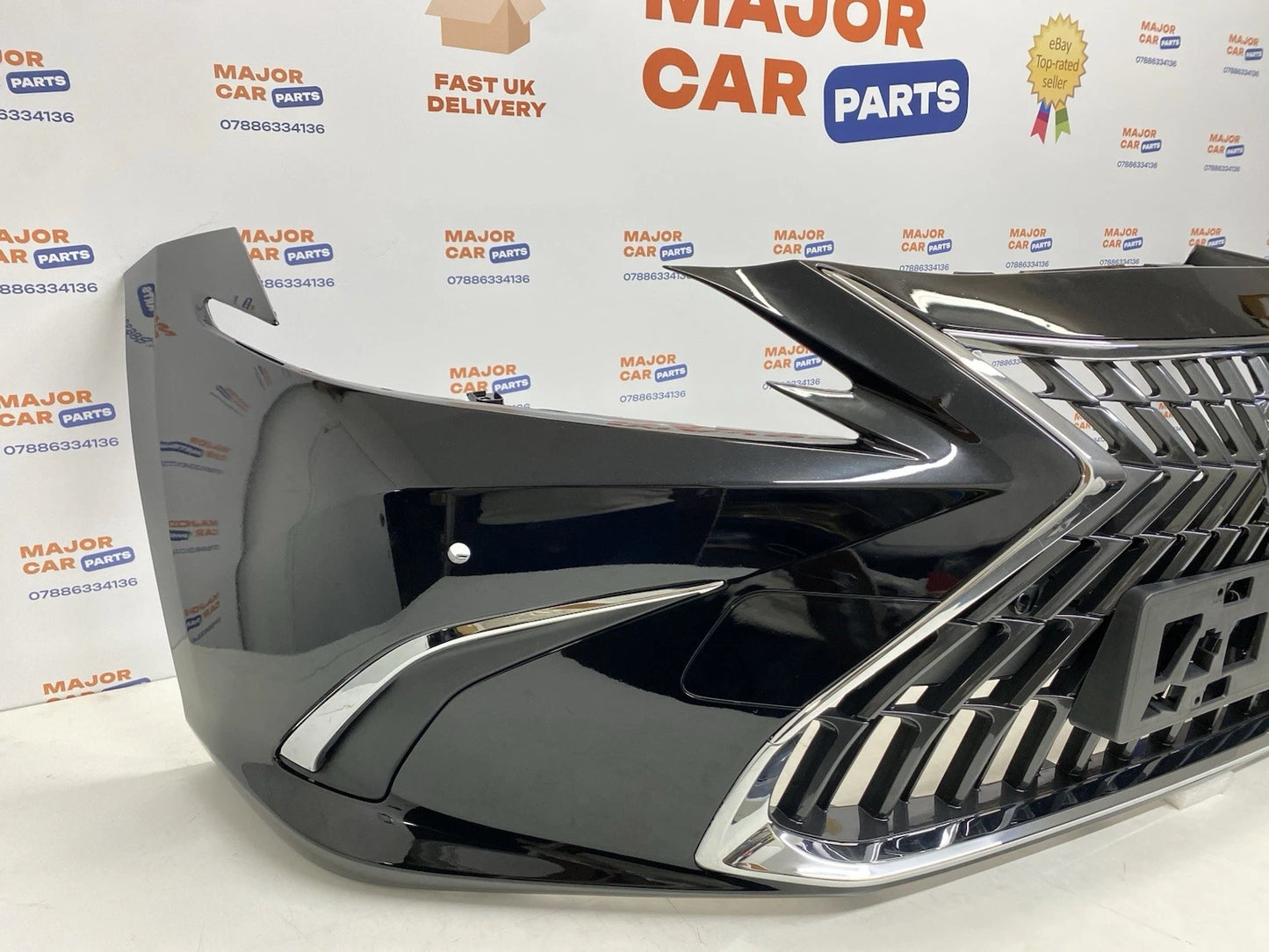 Lexus ES 300h 2022-2024 Complete Front Bumper with Grilles / Black