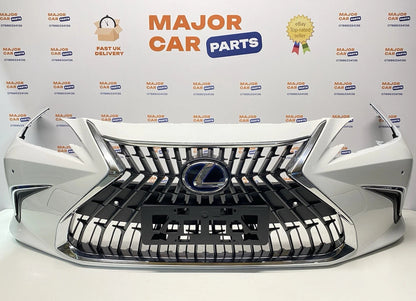 Lexus ES 300h 2022-2024 Front Bumper Assembly with Grilles / White