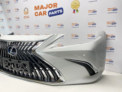 Lexus ES 300h 2022-2024 Front Bumper Assembly with Grilles / White