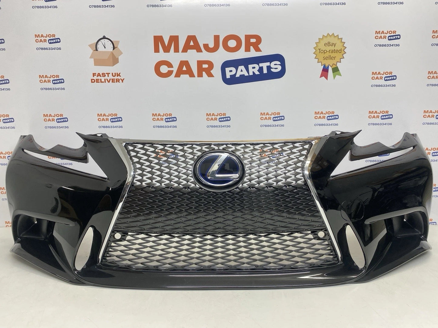 Lexus IS 300h 2013-2016 Complete Front Bumper With Grilles / F Sport