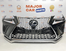 Lexus NX 300h 2018–2022 Front Bumper Complete with Grilles / F Sport / Grey