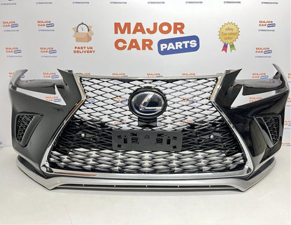 Lexus NX 300h 2018–2022 Front Bumper Complete with Grilles / F Sport / Grey