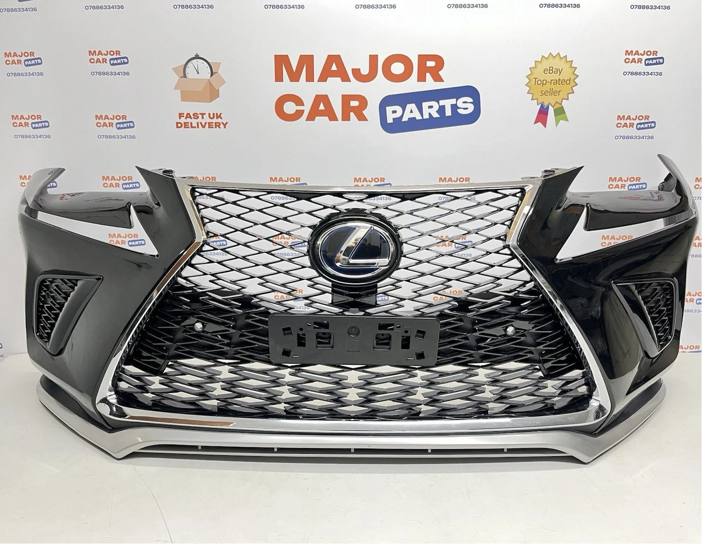 Lexus NX 300h 2018–2022 Front Bumper Complete with Grilles / F Sport