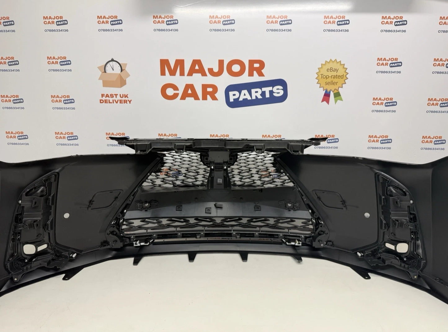 Lexus UX 2019–2024 F Sport Front Bumper With Grilles in Black / 52119-78330