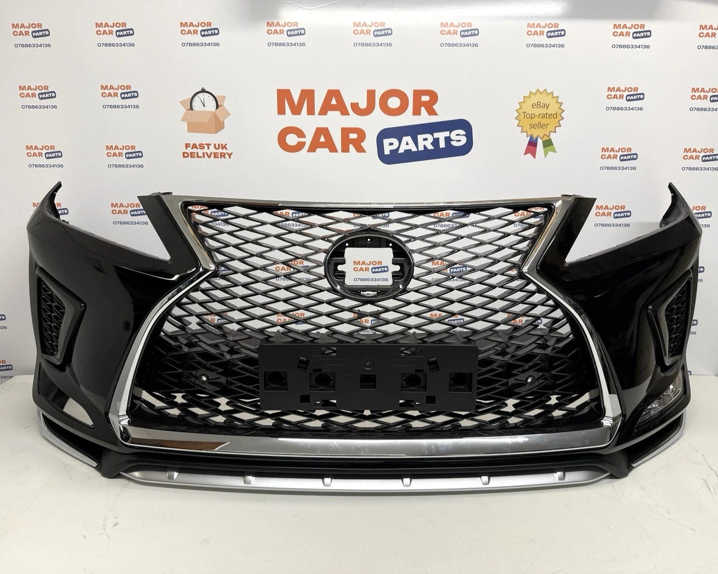 Lexus RX450h MK4 2019-2022 Front Bumper W/ Grilles + Fog Lights / 52119-48590