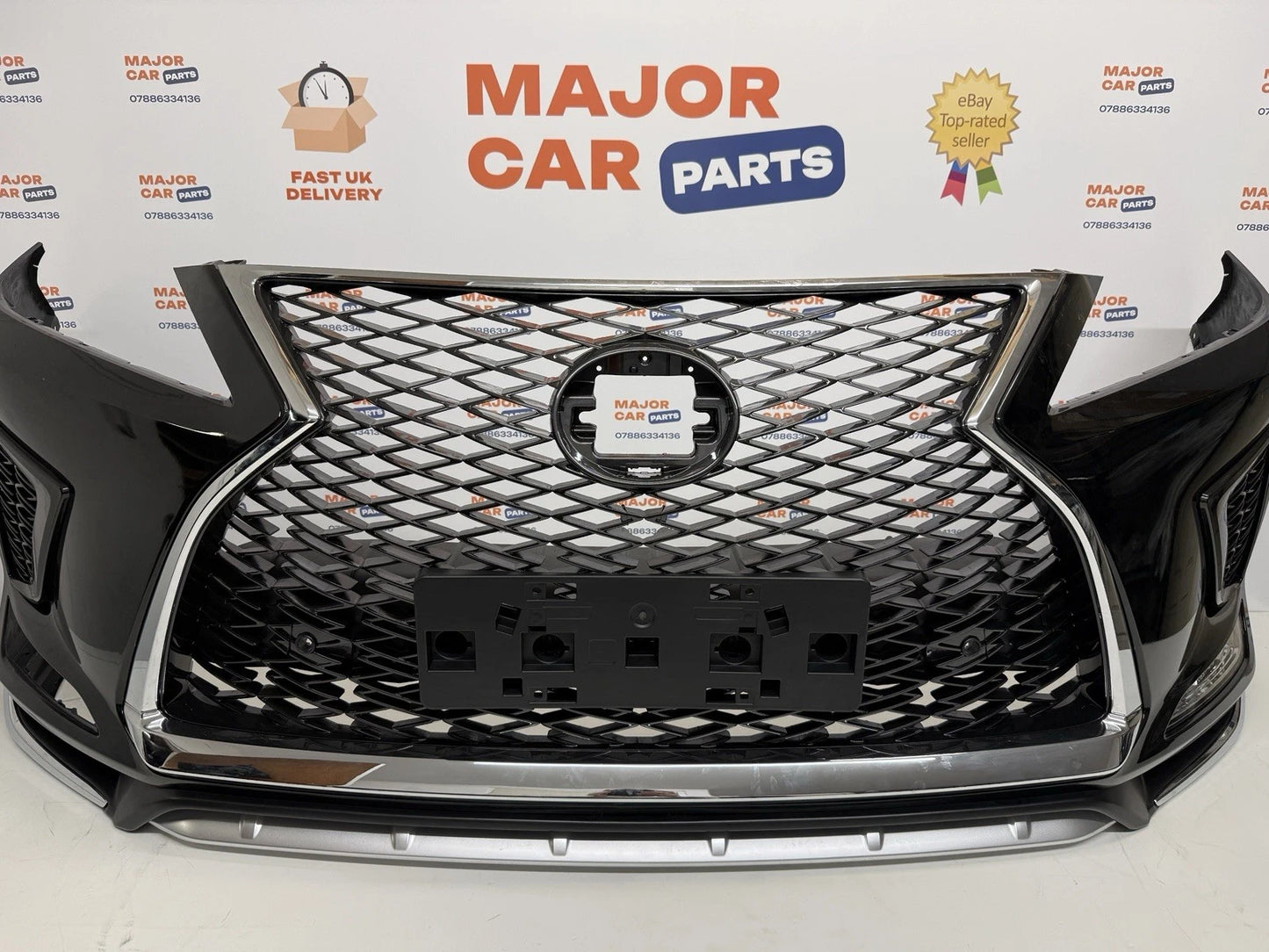 Lexus RX450h MK4 2019-2022 Front Bumper W/ Grilles + Fog Lights / 52119-48590